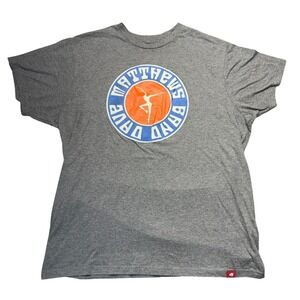 Dave Matthews Band T-Shirt Mens 2X Gray Fire Dancer Logo Graphic Tee
